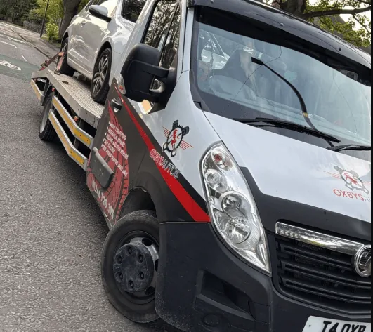 vw golf on truck